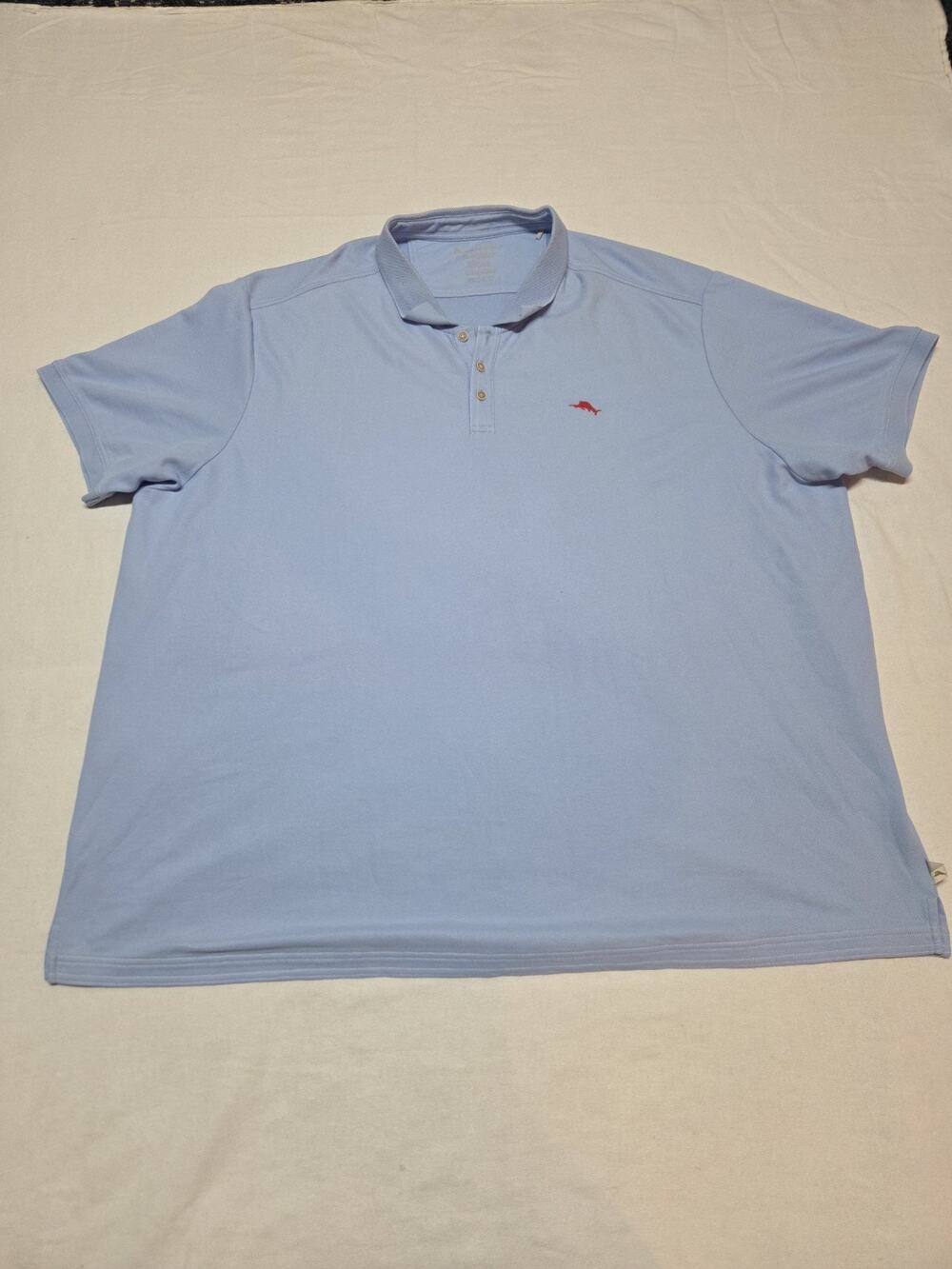 tommy bahama island zone polo Shirt Size 4XLB Short Sleeve Blue